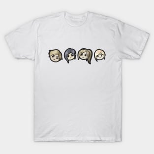 Horror Gaming Inspired Chibi | Simple Minimalist Cute Chibis T-Shirt